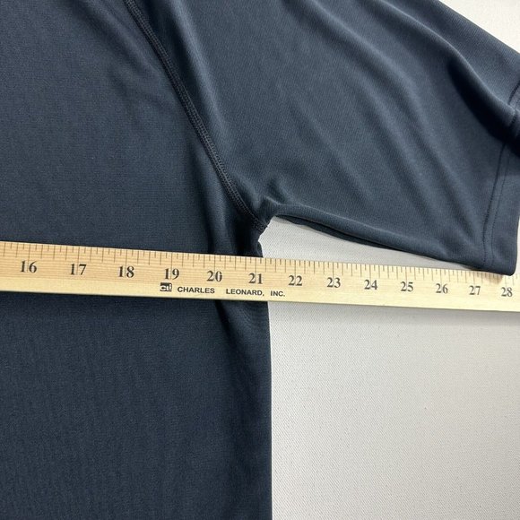 Under Armour UA HeatGear 2-Button Black Baseball Jersey Henley Mens Size‎ Medium - Picture 7 of 8